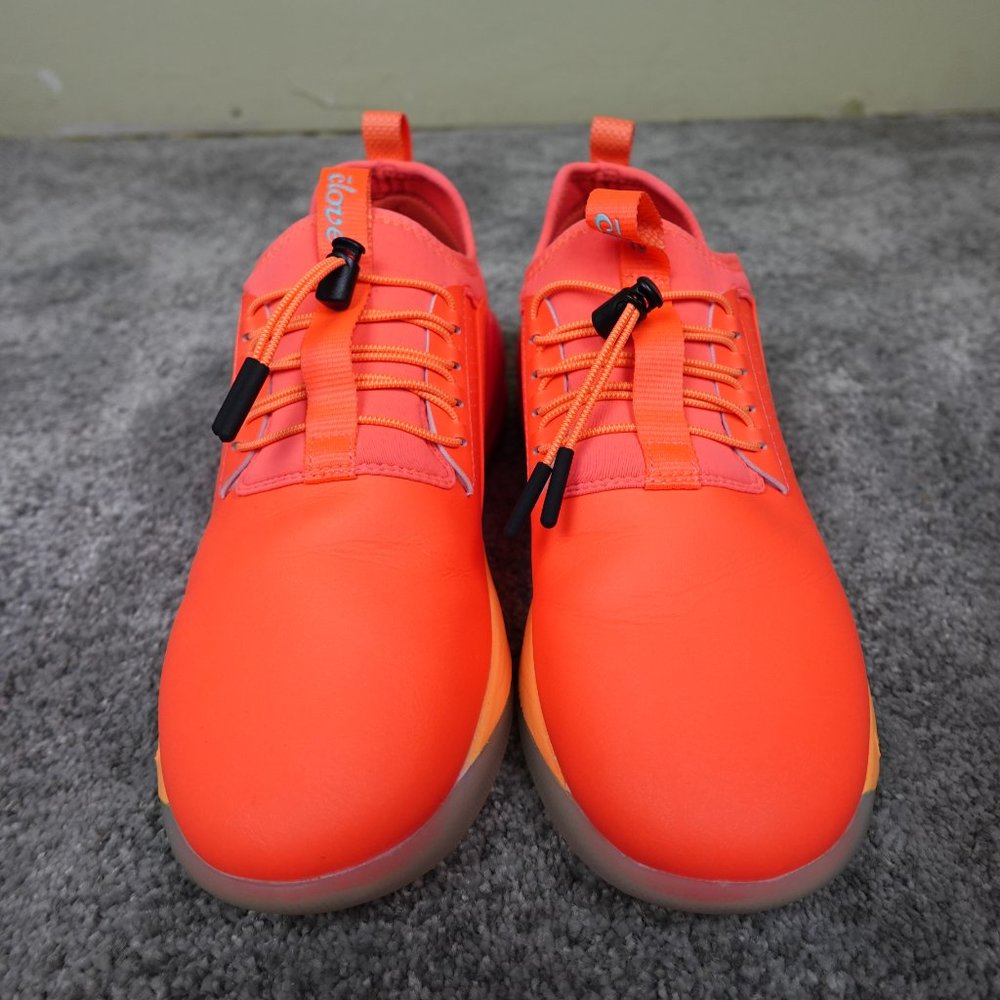 Clove Classic Shoes Womens Sneakers Work Neon Orange Nursing Running Walking - Picture 2 of 13
